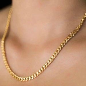 18K Curb Chain Necklace